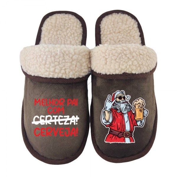 Pantufla Personalizada Mejor con cerveza