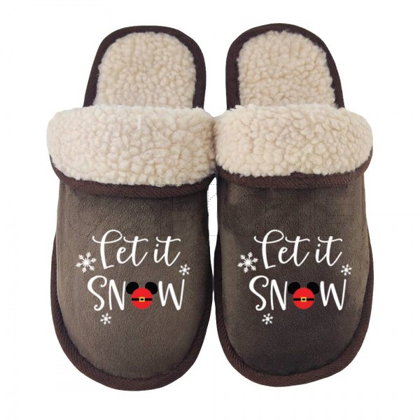 Pantufla Let is snow