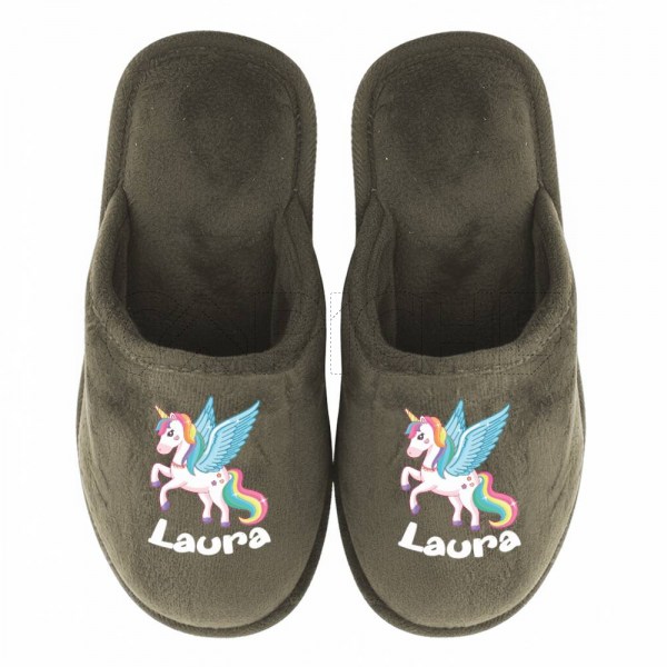 Pantufla Personalizada Unicórnio