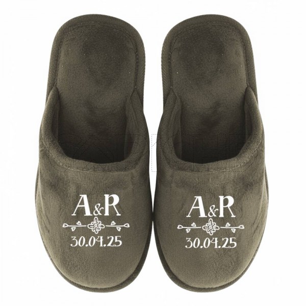 Pantufla Personalizada  Inicial