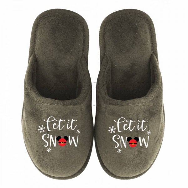 Pantufla Let is snow