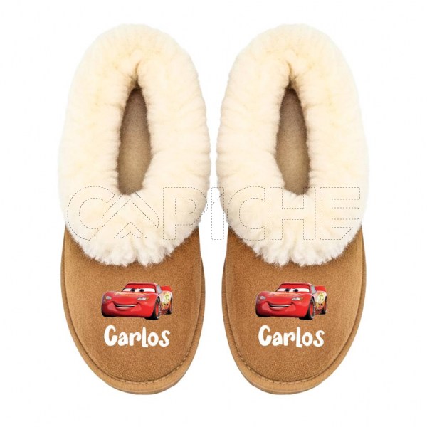 Pantufla Personalizada Cars