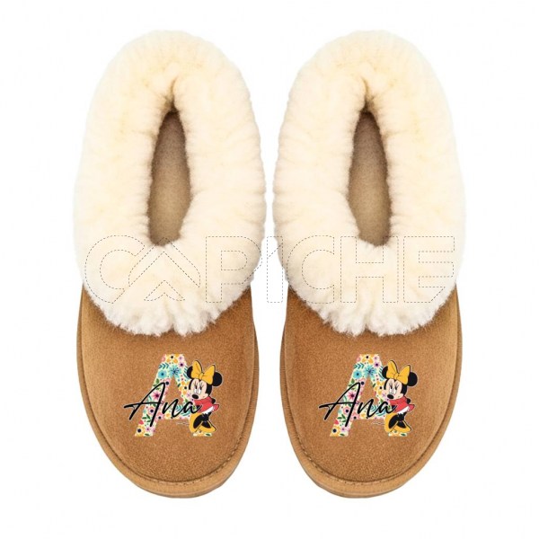 Pantufla Personalizada Minnie