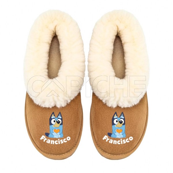 Pantufla Personalizada Bluey