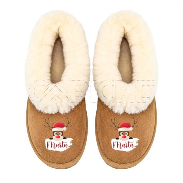 Pantufla Personalizada Rena