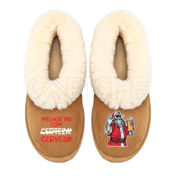 Pantufla Personalizada Mejor con cerveza