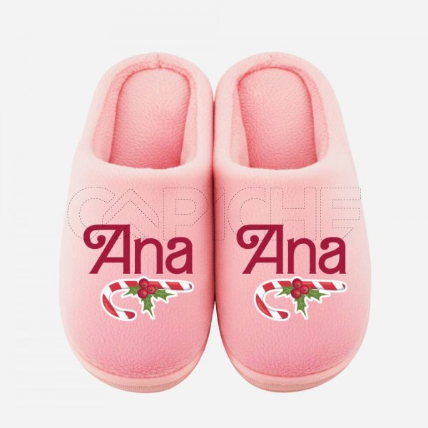 Pantufla Personalizada Pelucia Doce