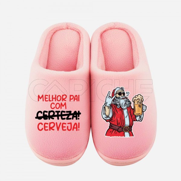 Pantufla Personalizada Mejor con cerveza