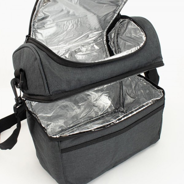 Bolsa Térmica Duplex Gris