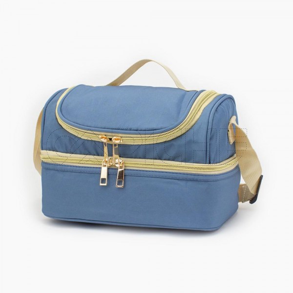 Bolsa Térmica Mini Dupli Unicolor Azul