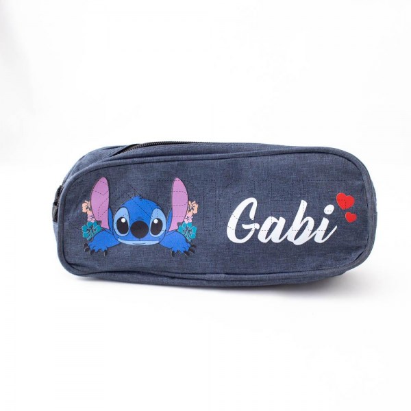 Cartuchera | Stitch | Azul | Gabi