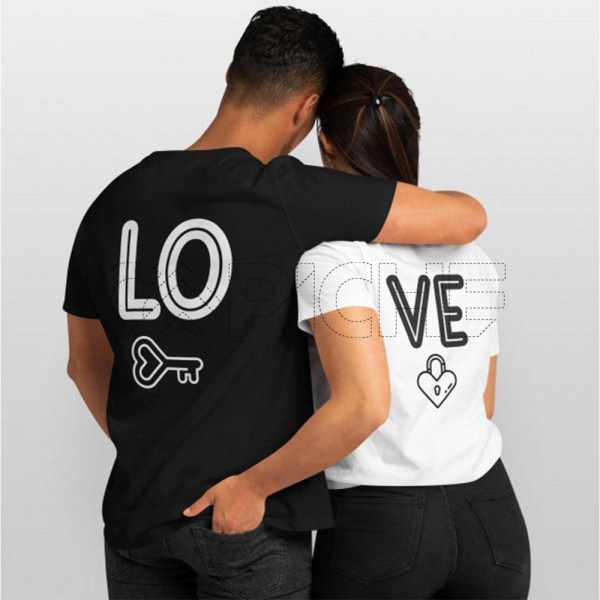 Camiseta Pareja Love