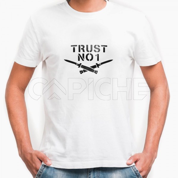 Camiseta Hombre Trust No One
