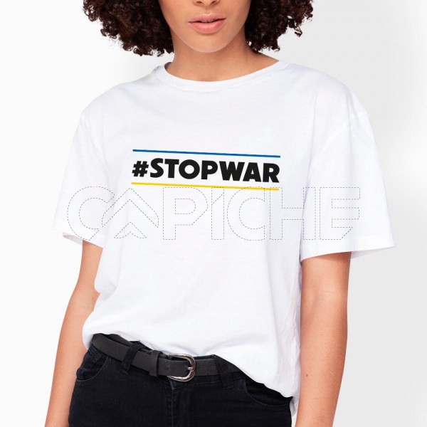 Camiseta Mujer #STOPWAR