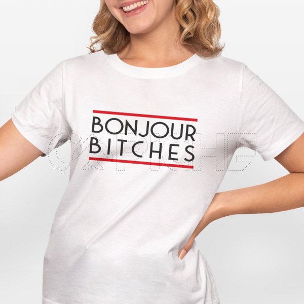 Camiseta Mujer Bonjour Bitches