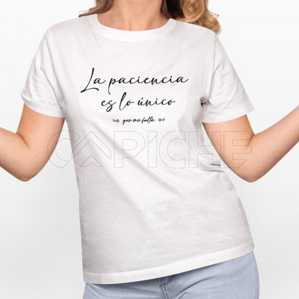 Camiseta Mujer Paciência