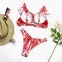 Conjunto Bikini Tie Dye Di Rojo