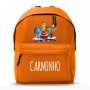 Mochila escolar Del revés