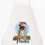 Delantal Pug Navideño Personalizable