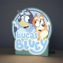 Lámpara 3D Bluey Nombre personalizable