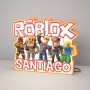 Lámpara 3D Roblox con Nombre personalizable