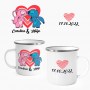 Taza Stitch & Angel Nombre