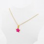Collar en acero Estrella de Fé