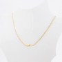 Collar en acero Onda Dorado
