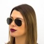 Gafas de Sol Aviator Classic Green S
