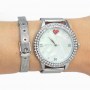 Reloj Amorito con Pulsera Plata