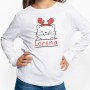 Sudadera sin Capucha Niño Gatito Navideño Personalizable