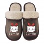 Pantufla Personalizada Pelúcia Gato
