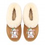 Pantufla Personalizada Pelucia Muñeco Nieve